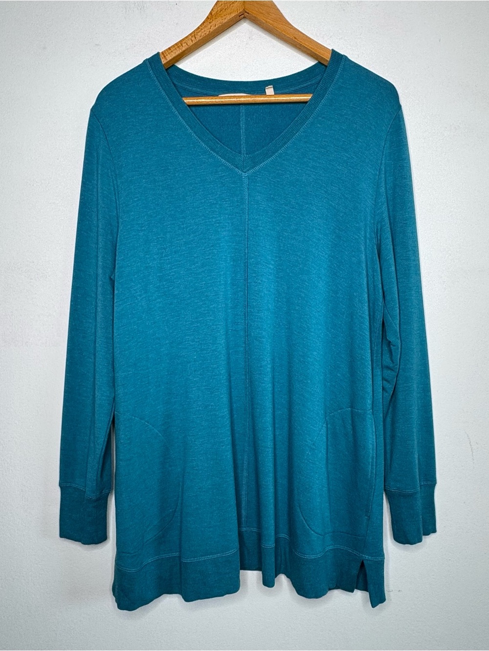 Soft Surroundings V-Neck Siesta Soft Tunic - Size Large